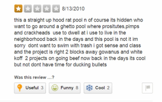 Illustration for article titled 'Dirty Bloody Tampons': Yelp's Grimmest Reviews of Swimming Pools